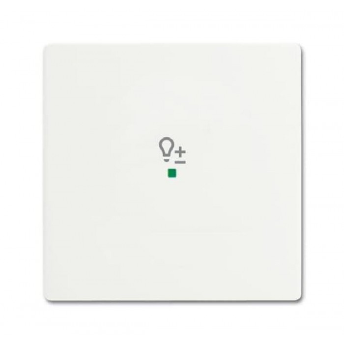 Μετώπη KNX 1 Πλήκτρου Dimmer Λευκό Soft SRD-1-884 Free@home ABB