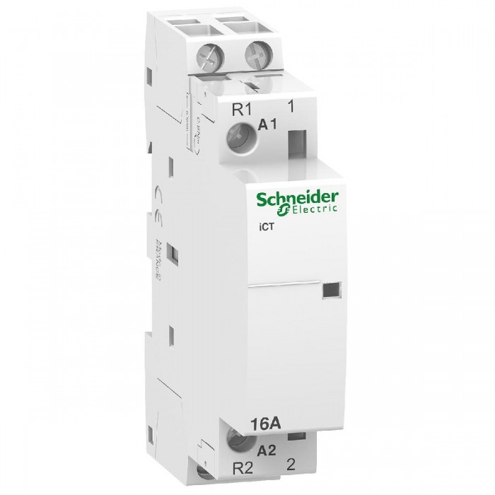 Ρελέ Ισχύος Ράγας 2P 16A 1NO+1NC 12VAC A9C22015 SCHNEIDER ELECTRIC