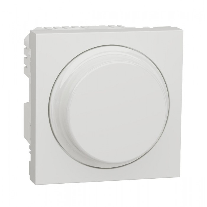 Dimmer Περιστροφικό Universal 2 Στοιχείων Λευκό NU351418 New Unica