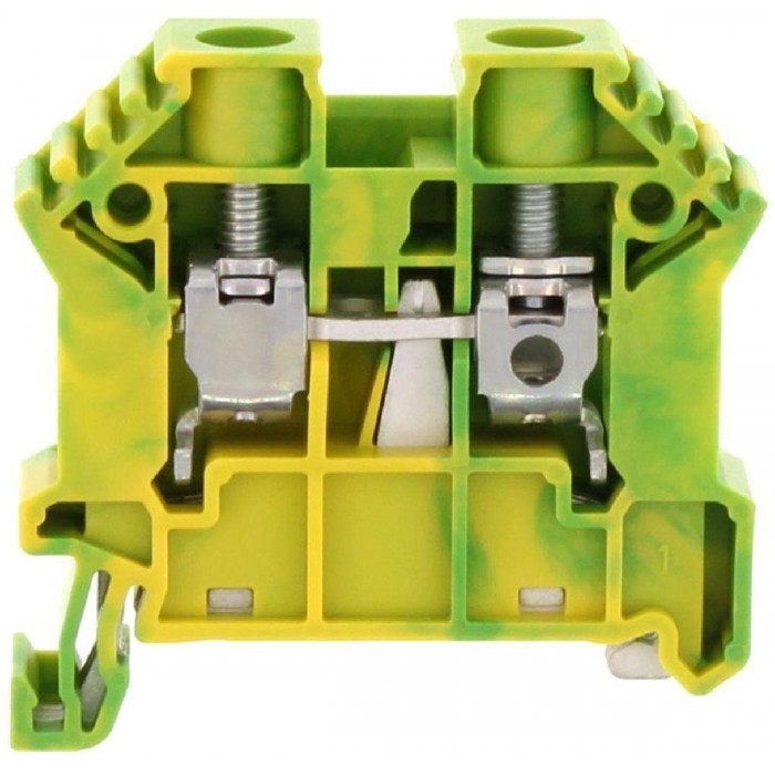 Κλέμμα Ράγας 10mm² Πράσινο/Κίτρινο SSL 10/2AGNYE CONTACLIP