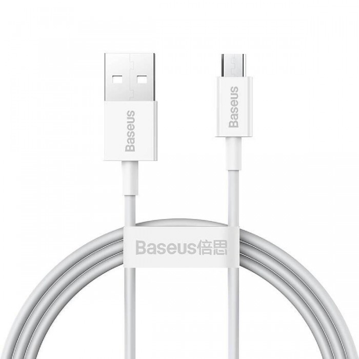 Καλώδιο Φόρτισης USB TypeA Σε MicroUSB 1m Λευκό CAMYS-02 BASEUS