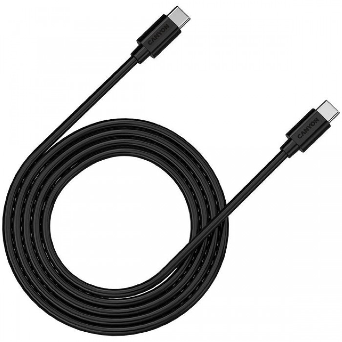 Καλώδιο Φόρτισης USB TypeC Σε TypeC 2m Μαύρο CNS-USBC12B CANYON