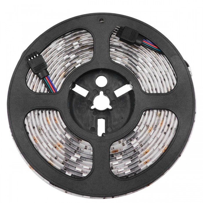 GloboStar® 70119 Ταινία LED SMD 5050 5m 7.2W/m 30LED/m 727lm/m 120° DC 12V Αδιάβροχη IP65 RGB