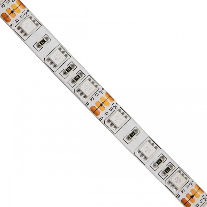 GloboStar® 70129 Ταινία LED SMD 5050 5m 14.4W/m 60LED/m 1454lm/m 120° DC 12V Αδιάβροχη IP65 RGB - 5 Χρόνια Εγγύηση