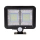 GloboStar® 71459 Αυτόνομος Ηλιακός Προβολέας LED SMD 10W 260lm με Ενσωματωμένη Μπαταρία 1200mAh - Φωτοβολταϊκό Πάνελ με Αισθητήρα Ημέρας-Νύχτας - PIR Αισθητήρα Κίνησης Αδιάβροχο IP65 Ψυχρό Λευκό 6000K