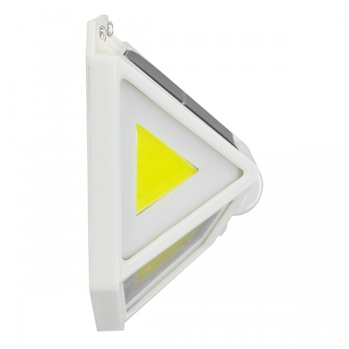 GloboStar® 71497 Αυτόνομο Ηλιακό Φωτιστικό LED COB 10W 1000lm με Ενσωματωμένη Μπαταρία 1200mAh - Φωτοβολταϊκό Πάνελ με Αισθητήρα Ημέρας-Νύχτας και PIR Αισθητήρα Κίνησης Αδιάβροχο IP65 Ψυχρό Λευκό 6000K