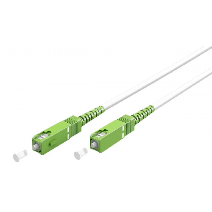 ΚΑΛΩΔΙΟ ΟΠΤΙΚΗΣ ΙΝΑΣ SC/APC 3,0m (patchcable) SINGLE MODE (OS2) FTTH ΛΕΥΚΟ