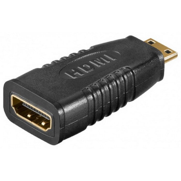 Adapter HDMI (C) Mini αρσενικό σε HDMI (A) θηλυκό