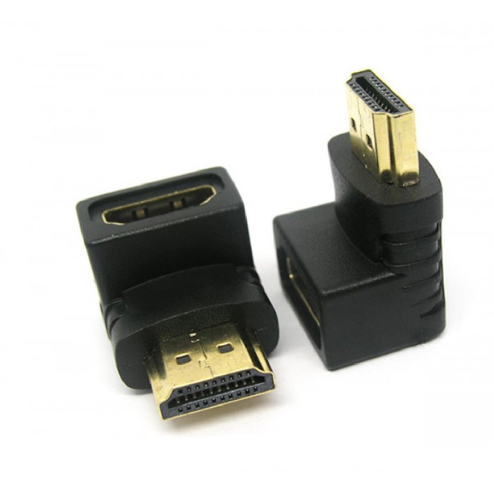 Adapter PS-A011 HDMI (A) αρσενικό σε HDMI (A) θηλυκό 90 μοίρες