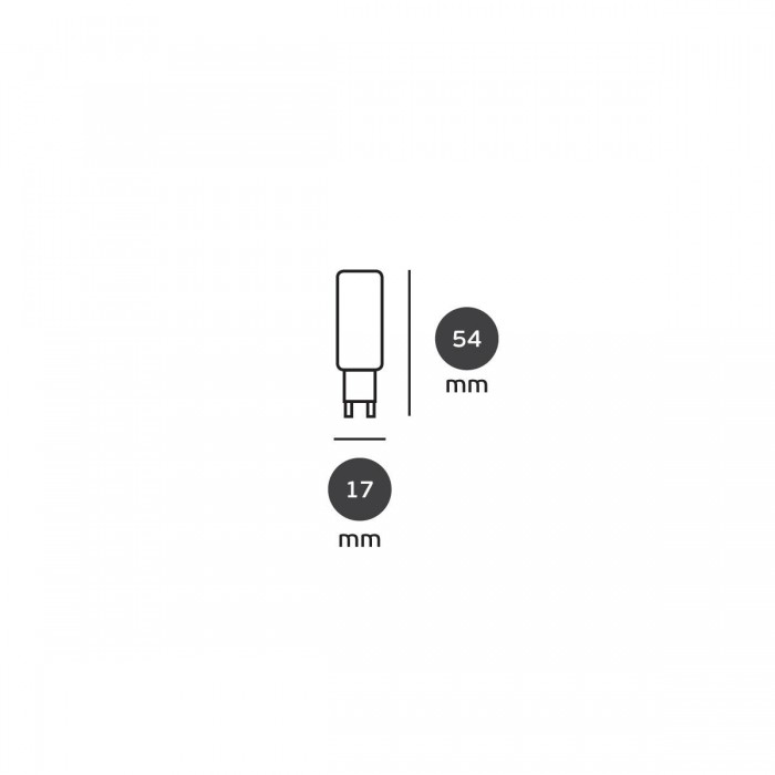 VK/05127/D - Λάμπα Led, G9, 5W, 6000K, 420lm, 350°