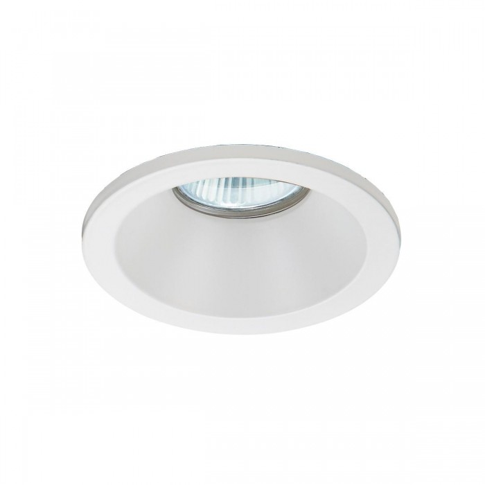  VK/03059/W - Σποτ στρογγυλό, σταθερό, GU5.3/PAR16, Max 12W (LED), IP65, ø8.5x4.4cm, λευκό