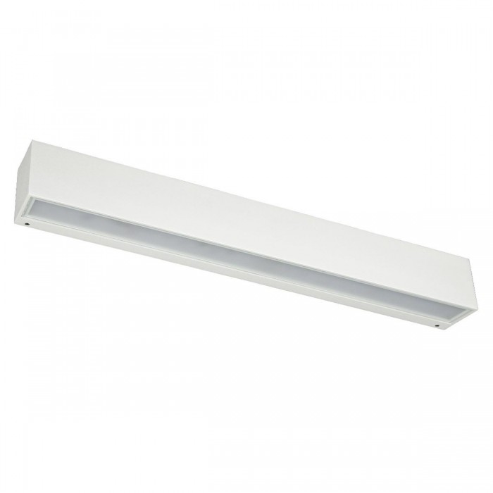 VK/02081/W/W - Φωτιστικό Led τοίχου, Up/down, 220-240V, 20W, 3000K, 1818lm, CRI>84, IP65, 50x6x6cm, λευκό