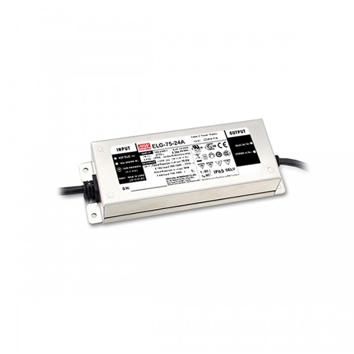 VK/ELG-75-24DA - Τροφοδοτικό MEANWELL 24V 75W, Dali Dimmable. IP67