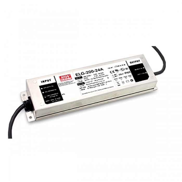 VK/ELG-200-24DA - Τροφοδοτικό MEANWELL 24V 200W, Dali Dimmable. IP67