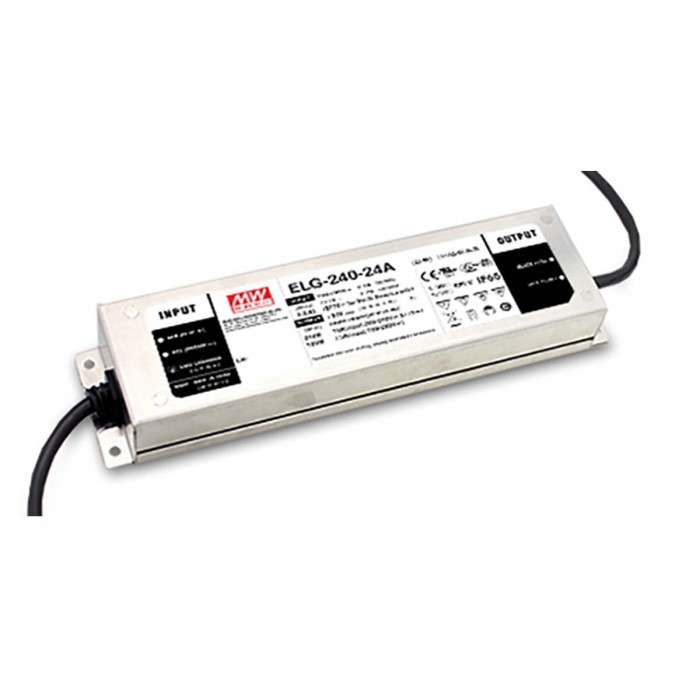 VK/ELG-240-24DA - Τροφοδοτικό MEANWELL 24V 240W, Dali Dimmable. IP67